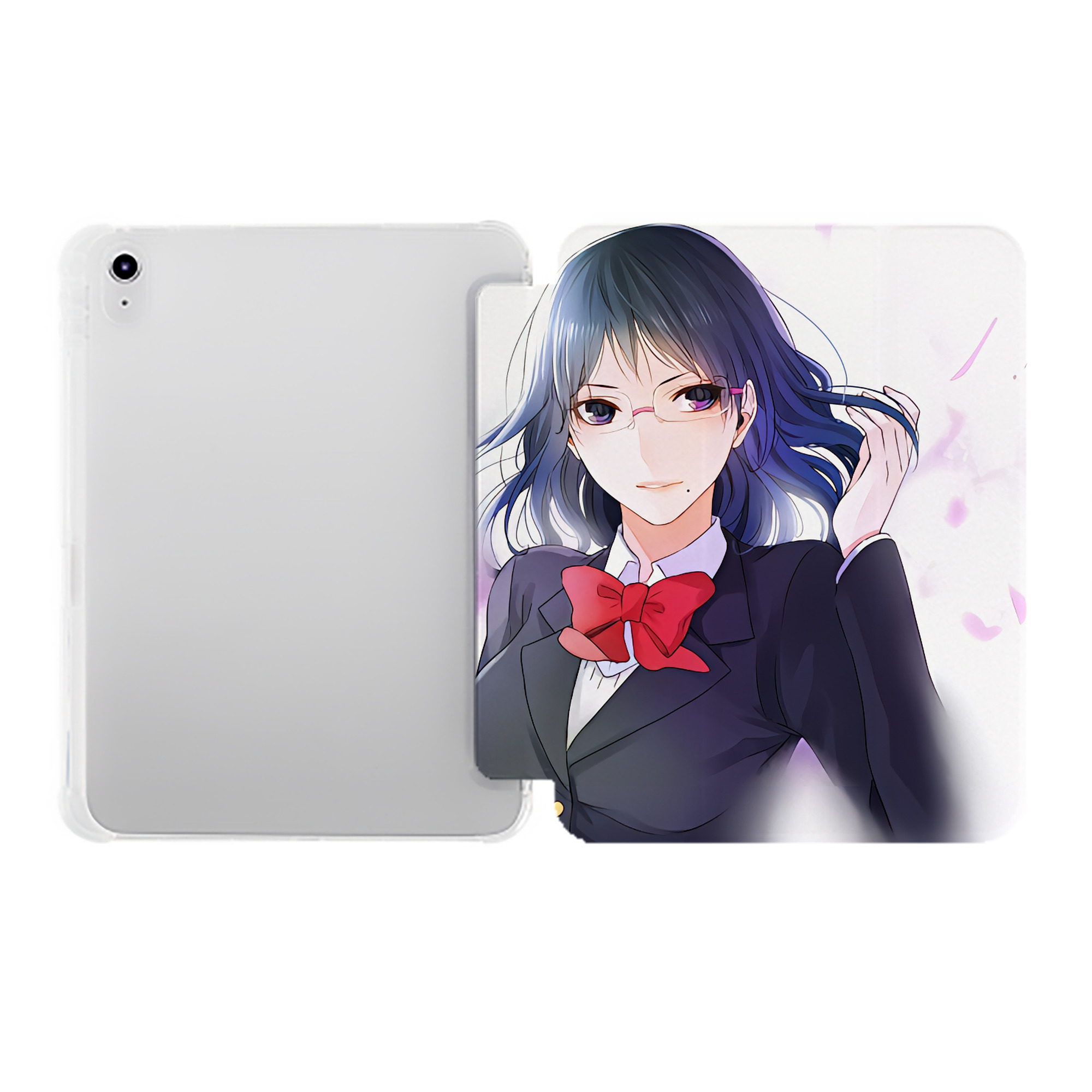 （画像用） ハイキュー!! Haikyu!! IPad ケース ペン収納付き 三つ折りスタンド PUレザー×シリコン 対応機種9.5/10.5/10.9インチ